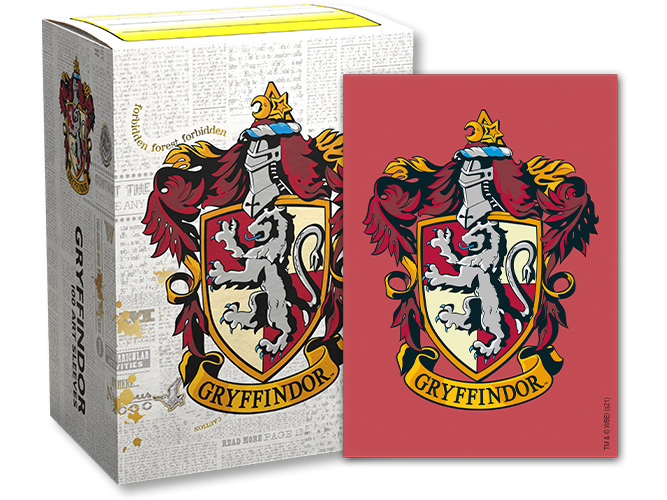 Dragon Shield: Harry Potter House Brushed Art Sleeves: Gryffindor (100 ct.)