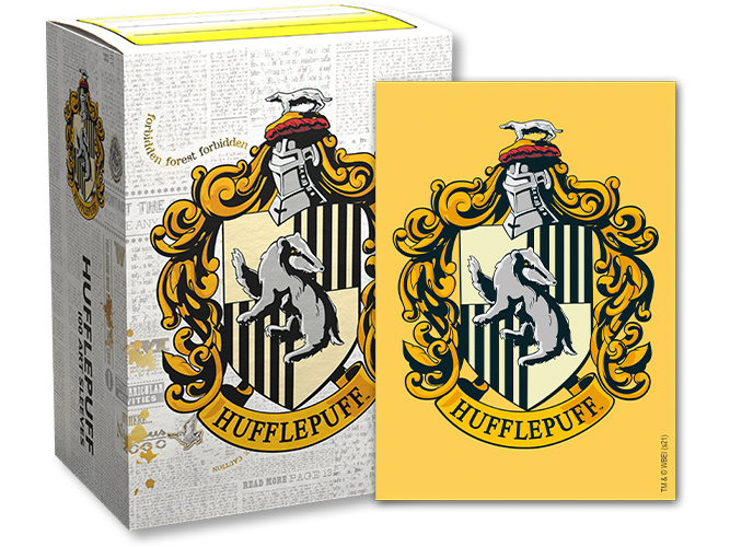 Dragon Shield: Harry Potter House Brushed Art Sleeves: Hufflepuff (100 ct.)
