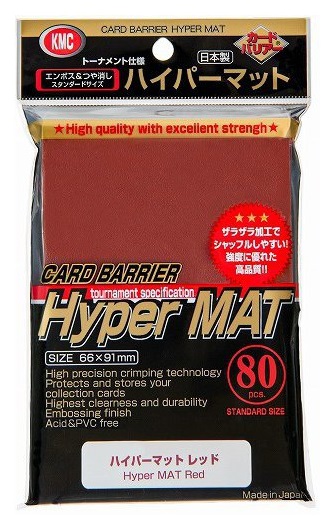 KMC Card Barrier Hyper MAT Red